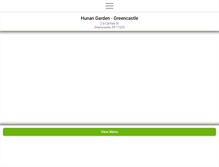 Tablet Screenshot of hunangardengreencastle.com